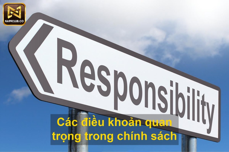 Các điều khoản quan trọng trong chính sách