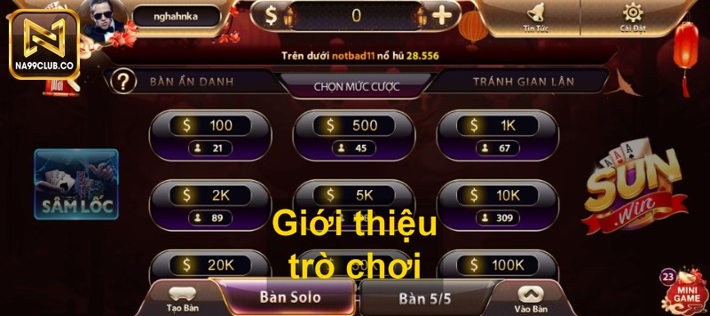 Giới thiệu trò chơi