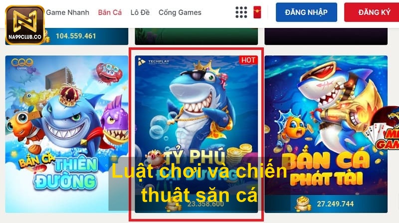 Luật chơi và chiến thuật săn cá