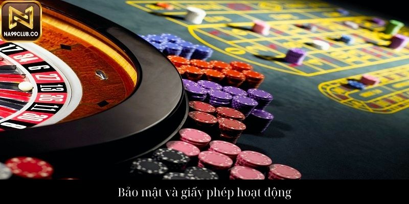 Bảo mật và giấy phép hoạt động